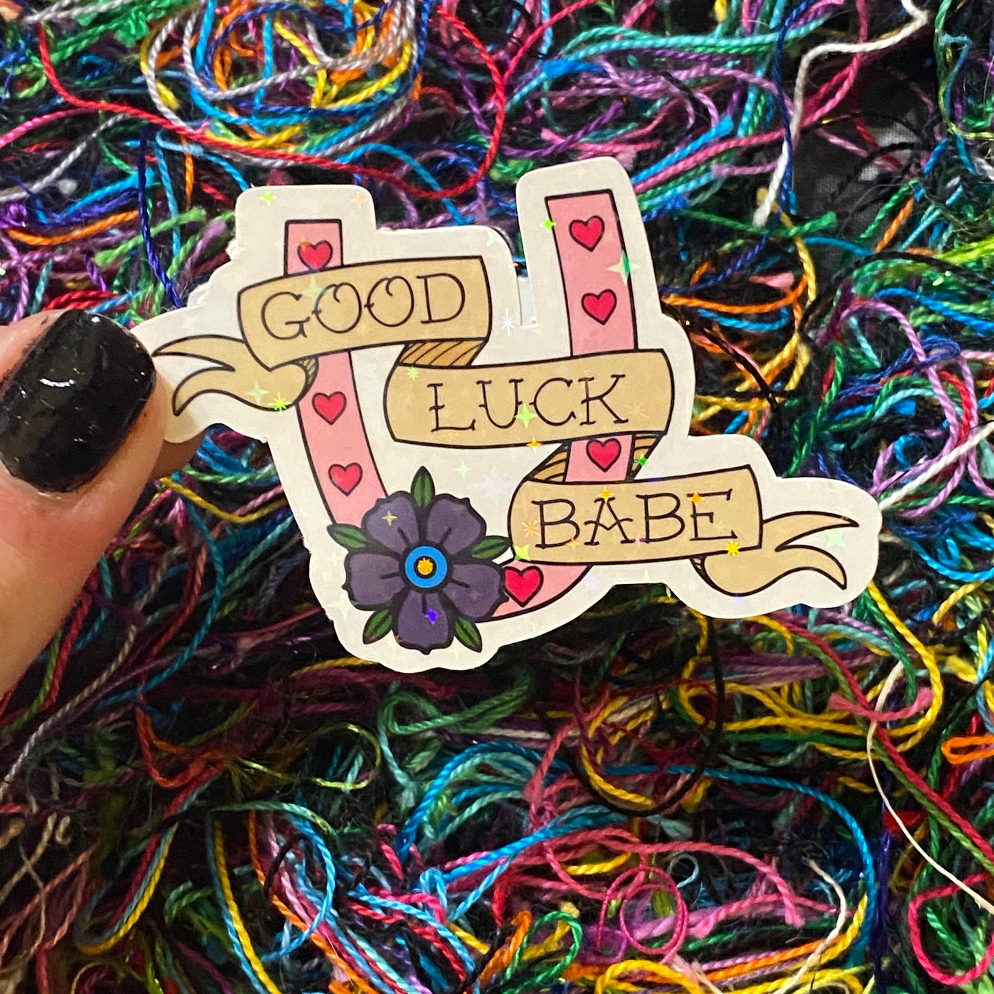 Good Luck Vinyl Sticker