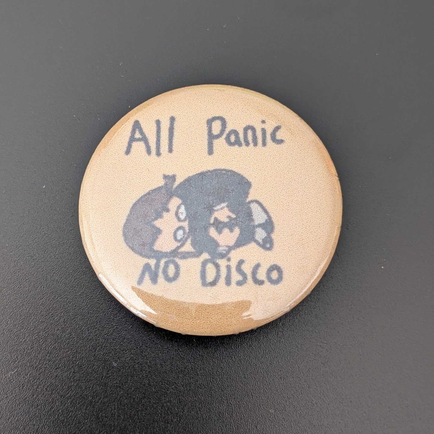 All panic, no disco Pin