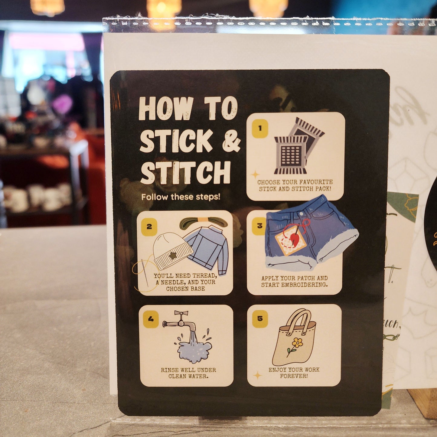 DIY Stick and stitch pack - Assorted Holiday