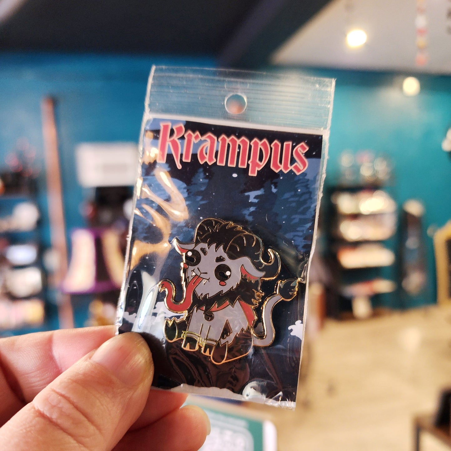 Krampus Enamel Pin