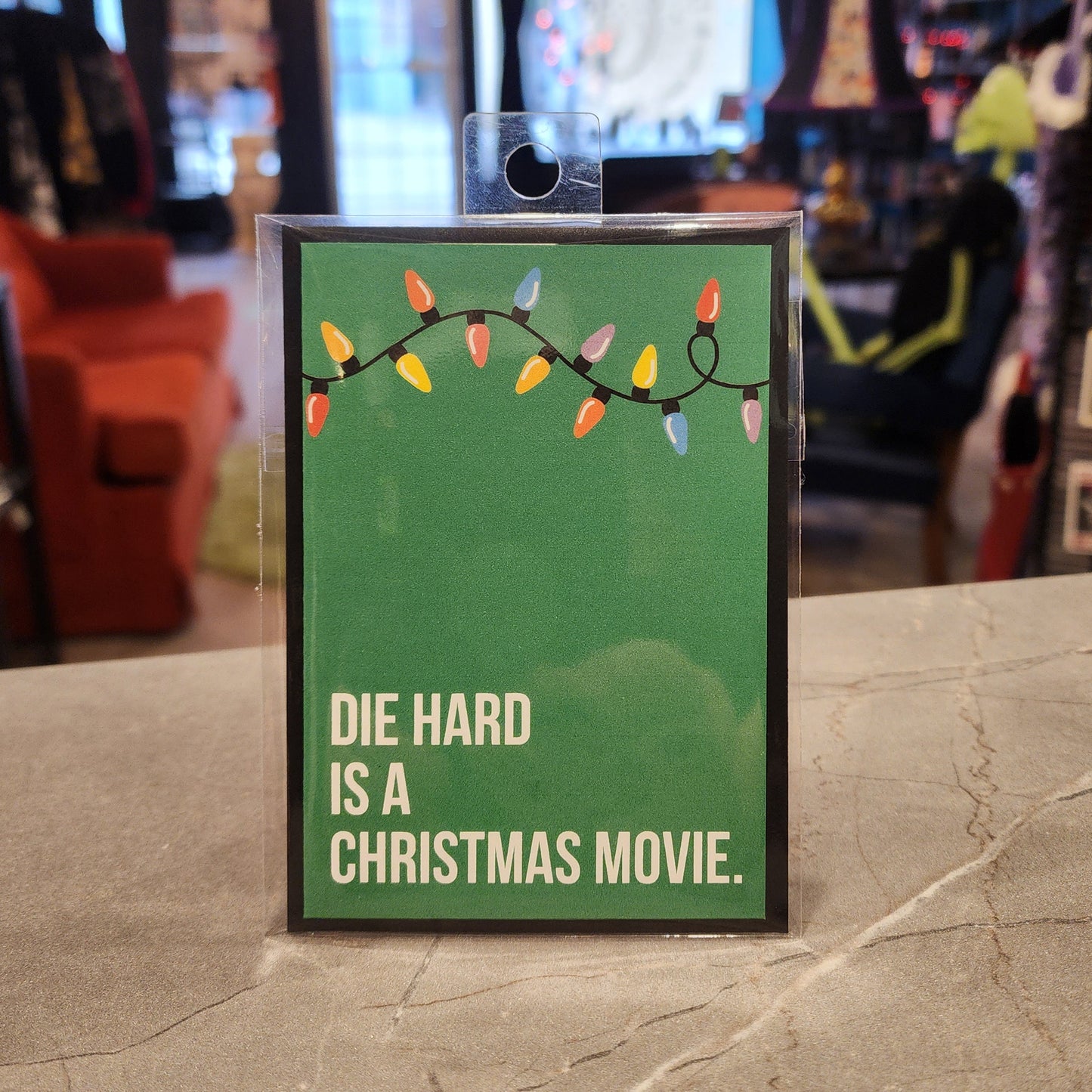 Die Hard Is A Christmas Movie Card