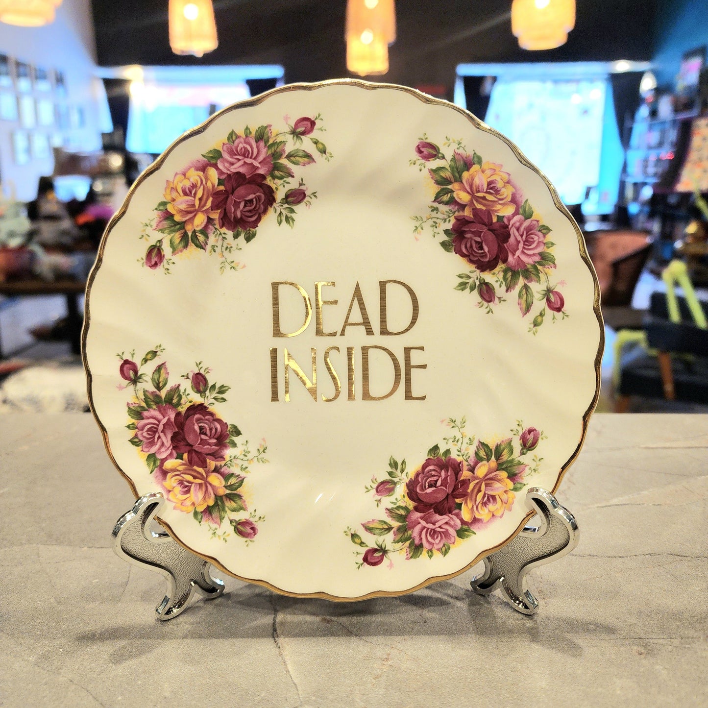 Dead Inside - Decorative Plate