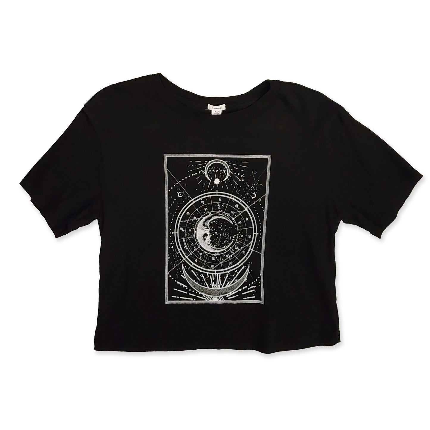 Celestial Print Crop TShirt Size XS