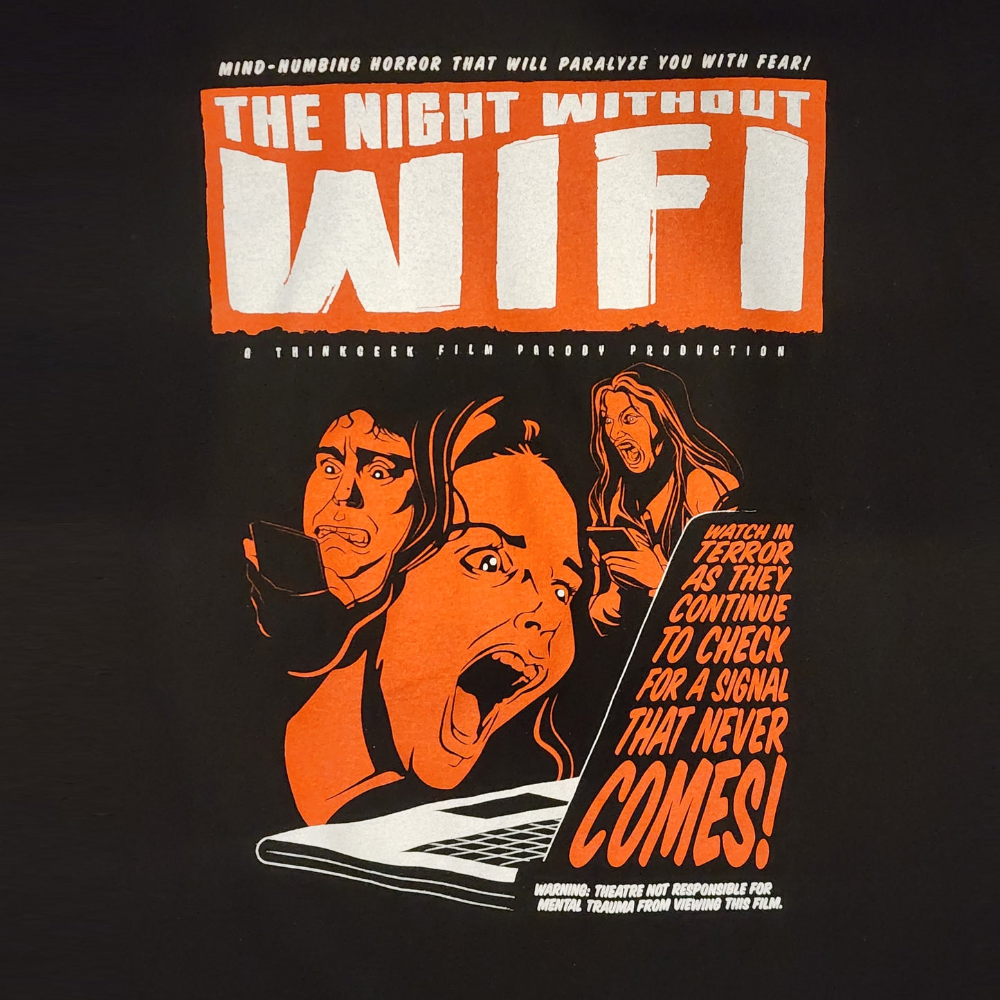 The Night Without Wifi Tee, Size XXL