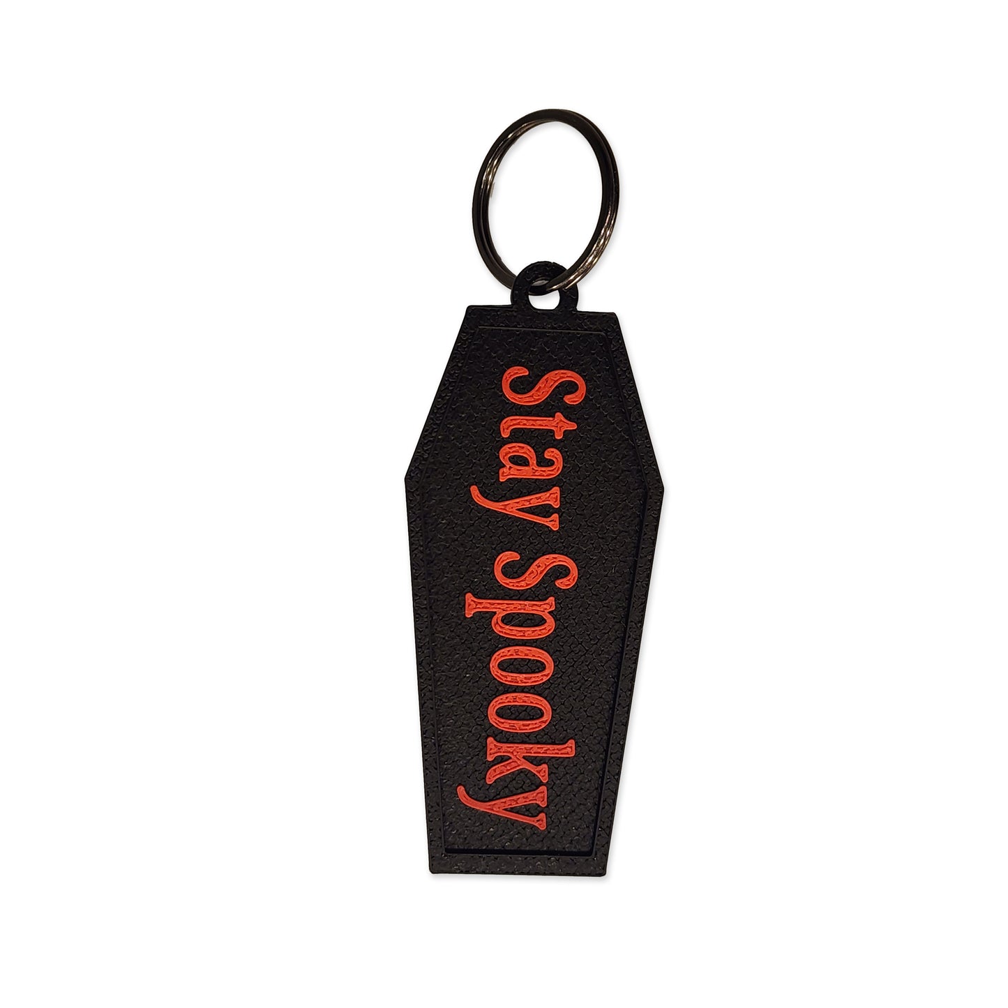 Stay Spooky Coffin Key Chain