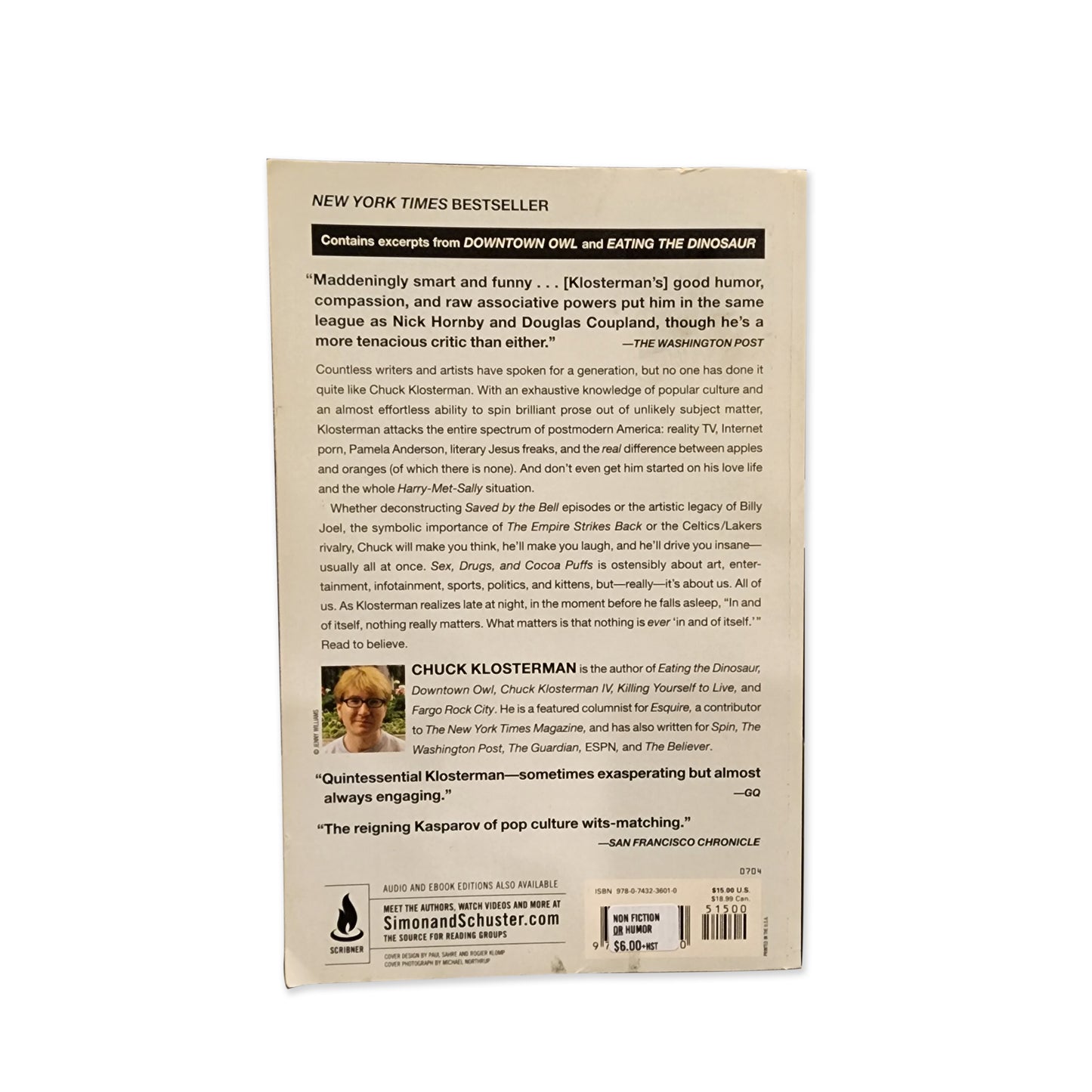 Chuck Klosterman - Sex, Drugs, and Cocoa Puffs - 2004