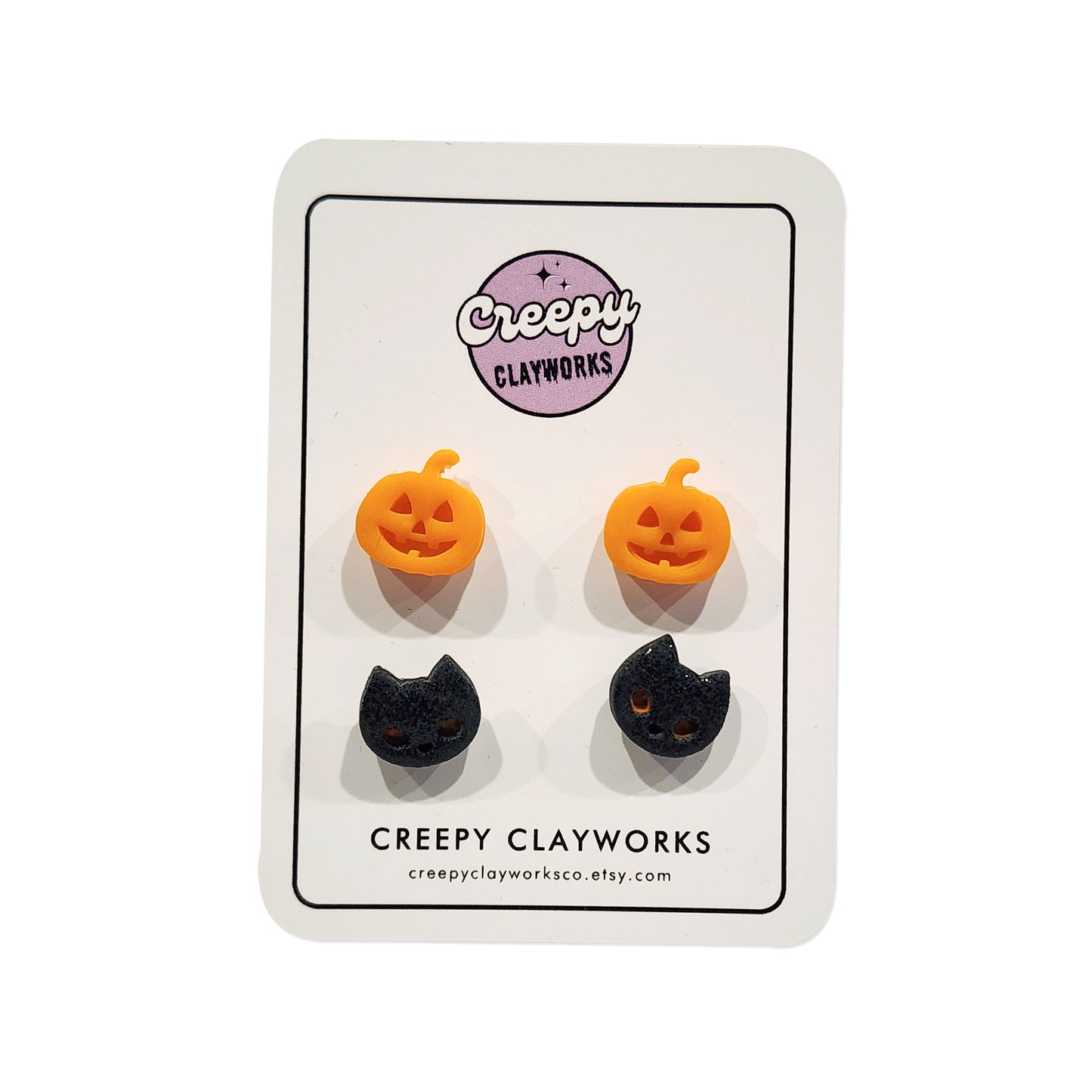 Pumpkin & Cat Stud Combo Pack