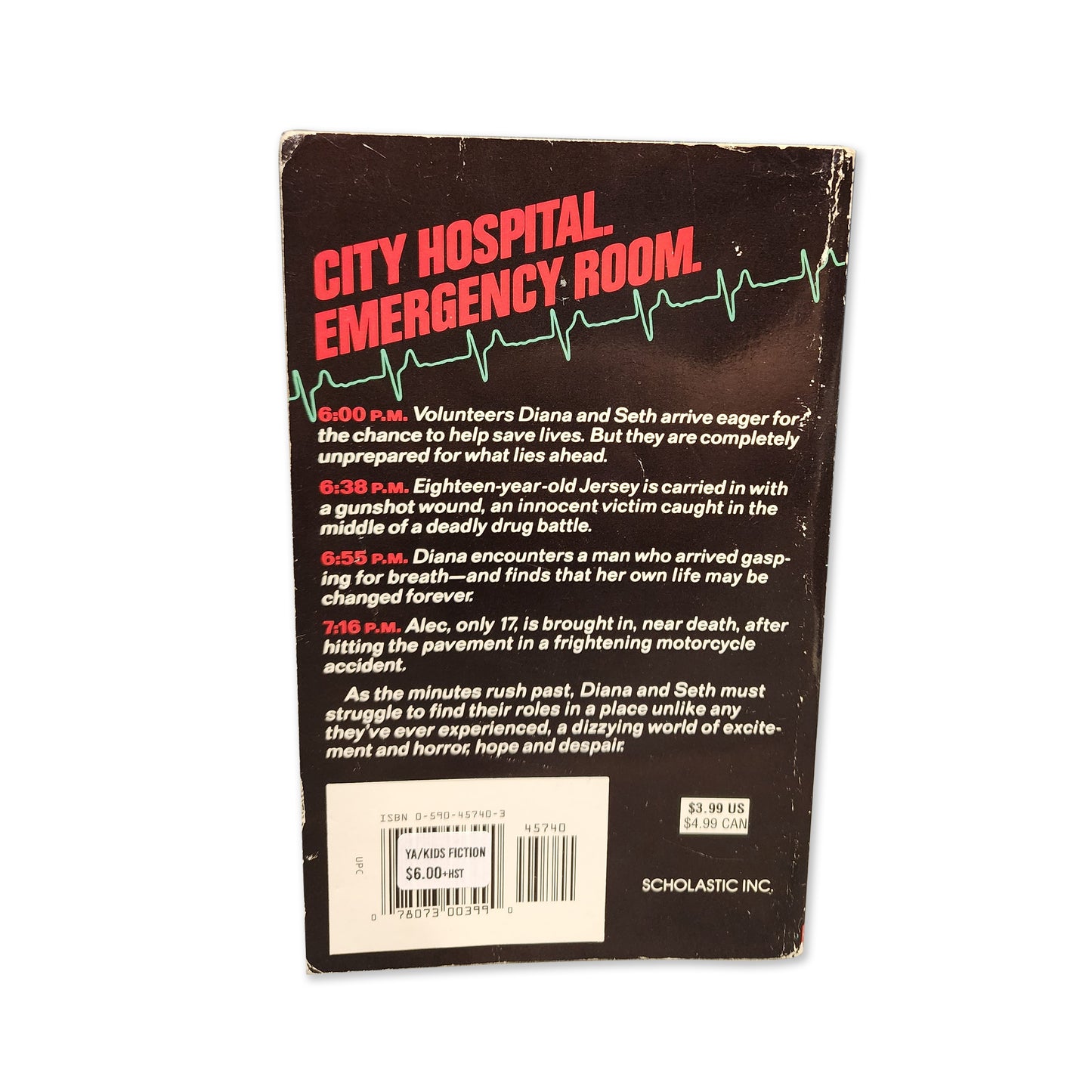 Caroline B. Cooney -Emergency Room - 1994