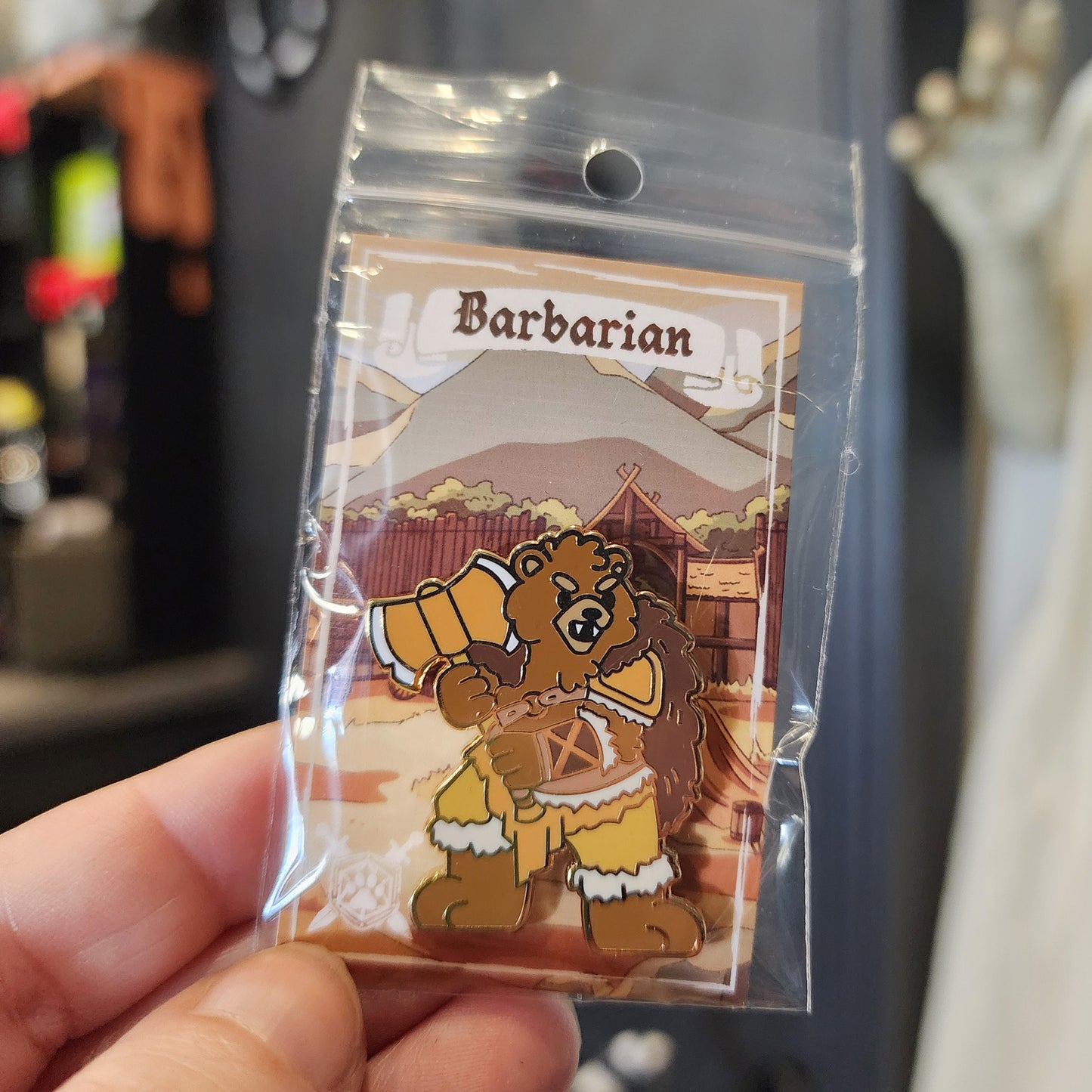 Barbarian Enamel Pin