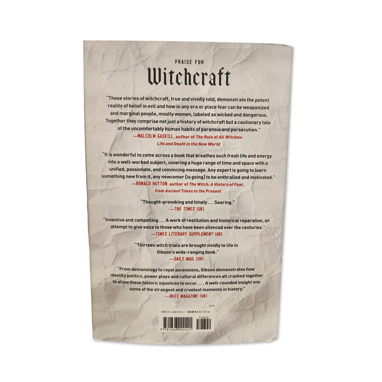 Marion Gibson - Witchcraft A History in Thirteen Trials - 2024