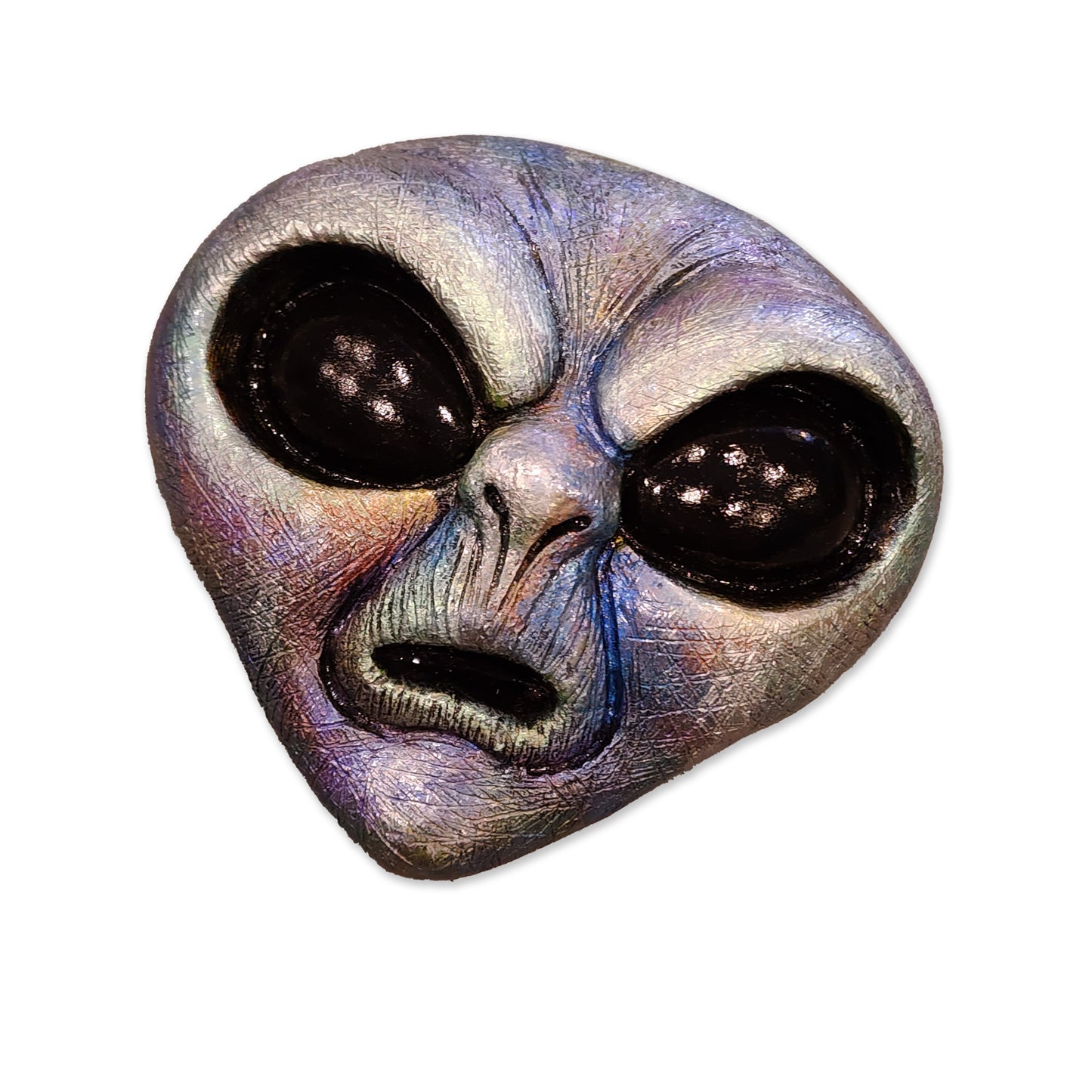 OOAK Alien Head Wall Hanging
