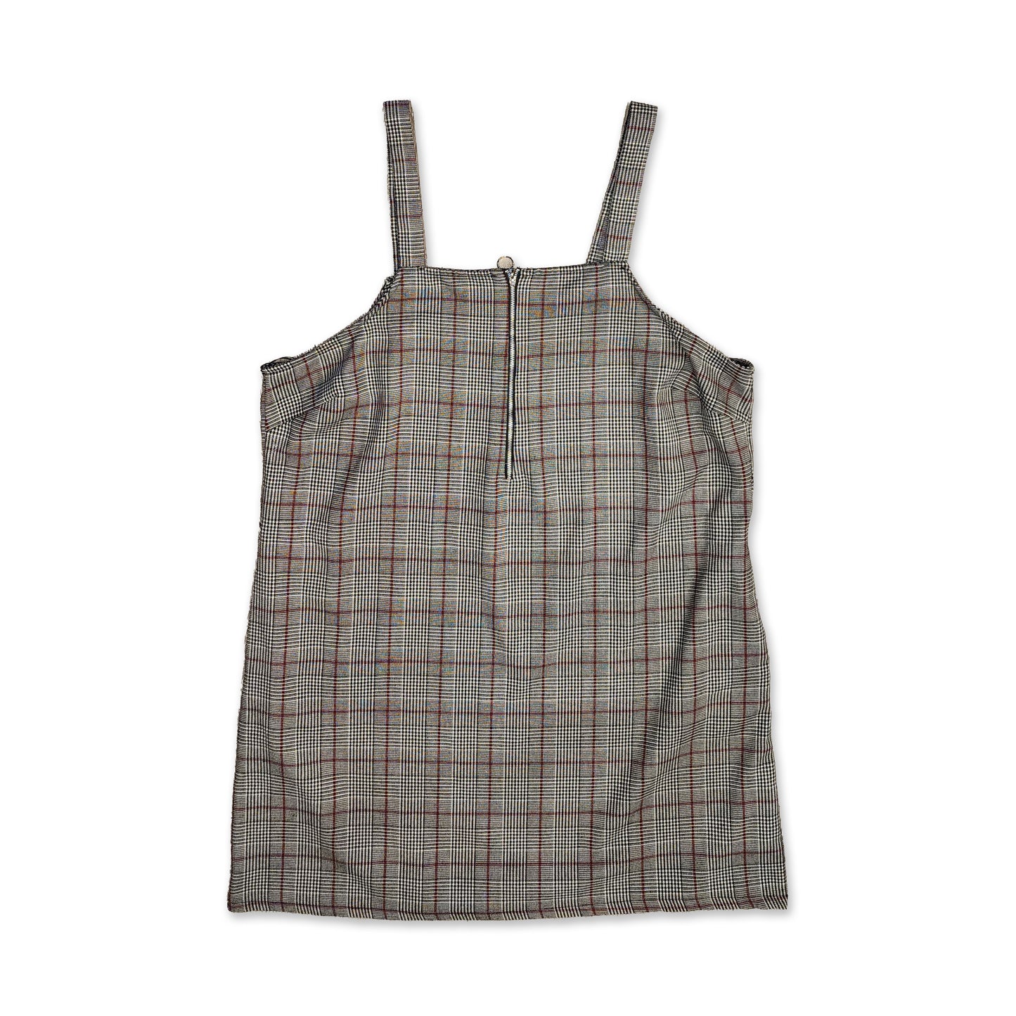 Overall Plaid Dress, Size 20