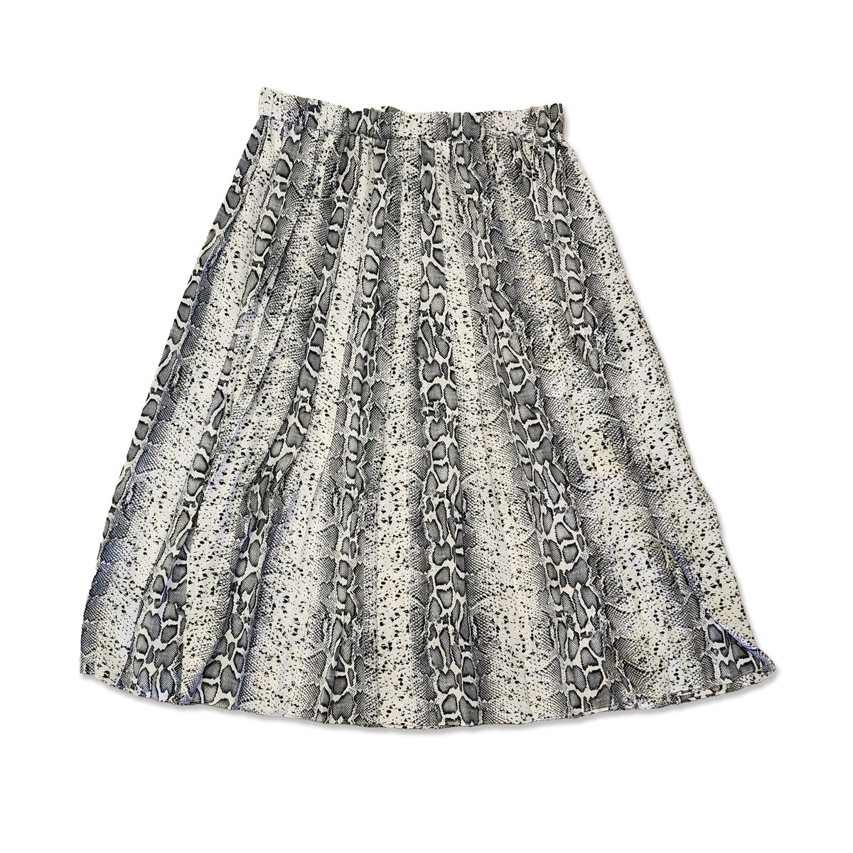 Love and Legend Snakeskin Midi Skirt, Size 2X
