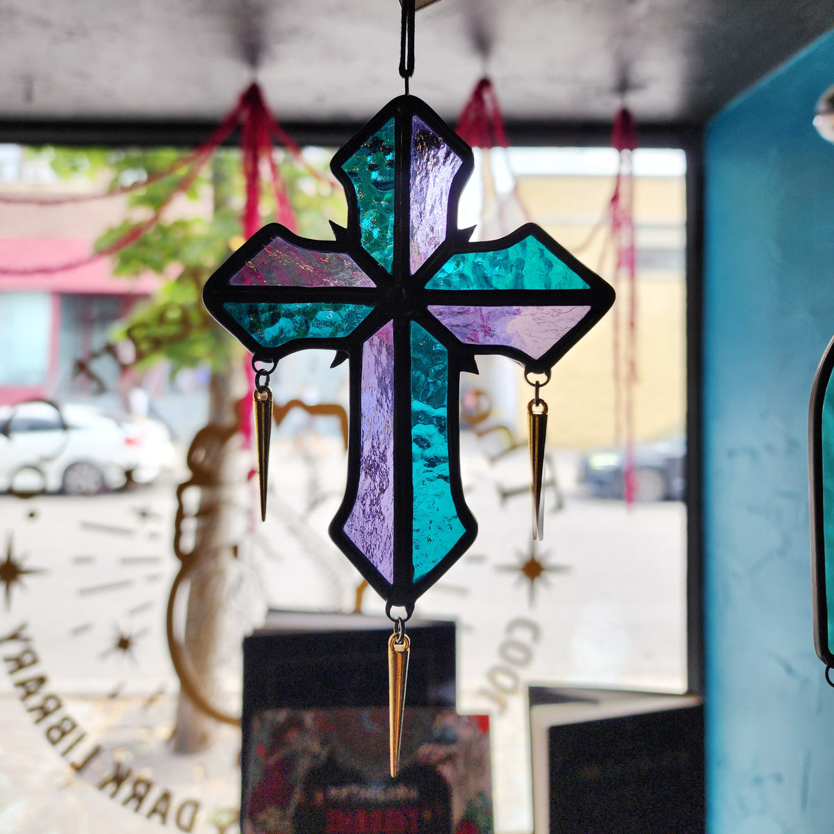 OOAK Stained Glass Cross