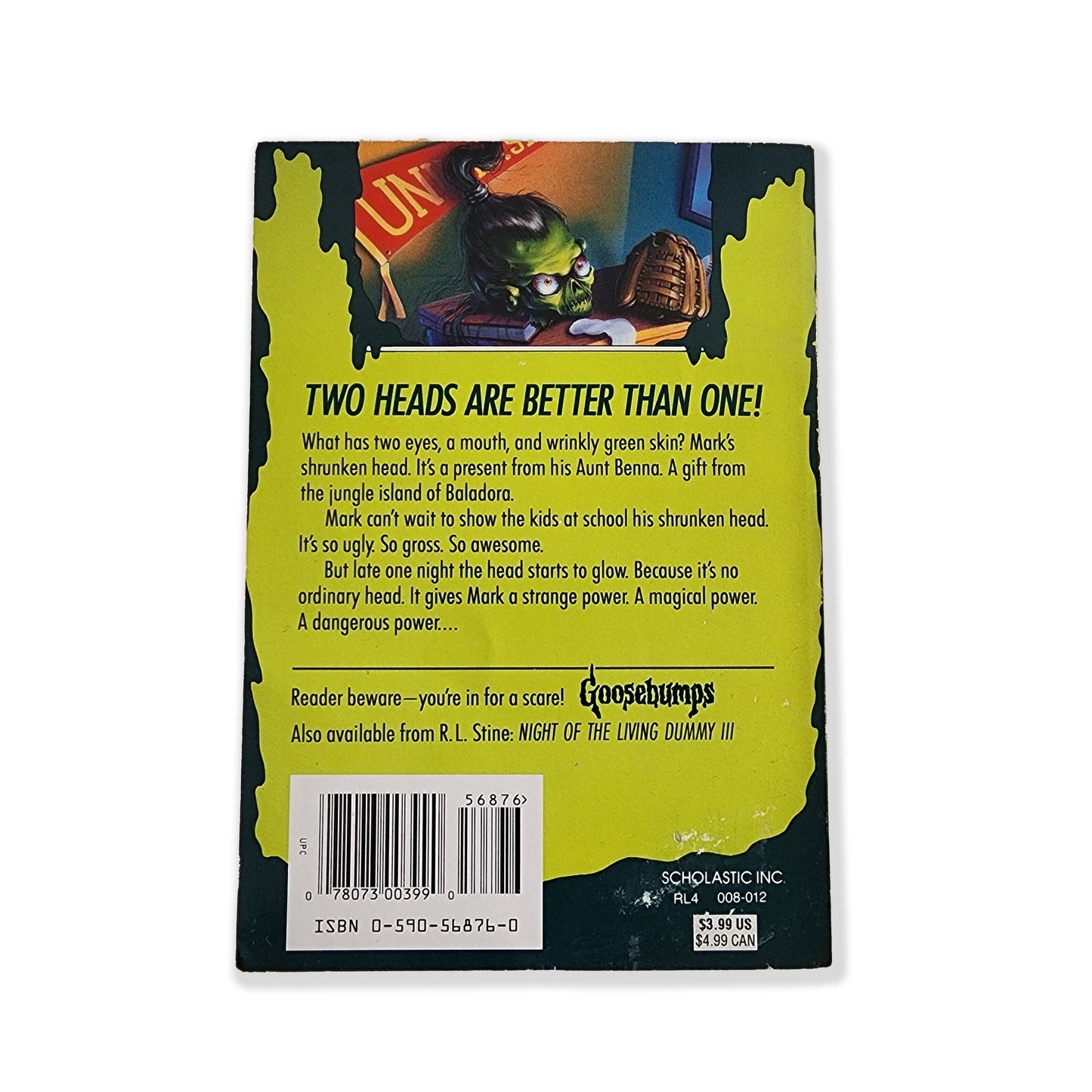 R. L. Stine - Goosebumps - How I Got My Shrunken Head - 1996