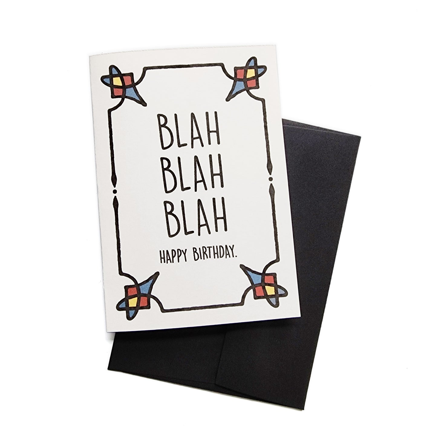 Blah Blah Blah (Happy Birthday) Card