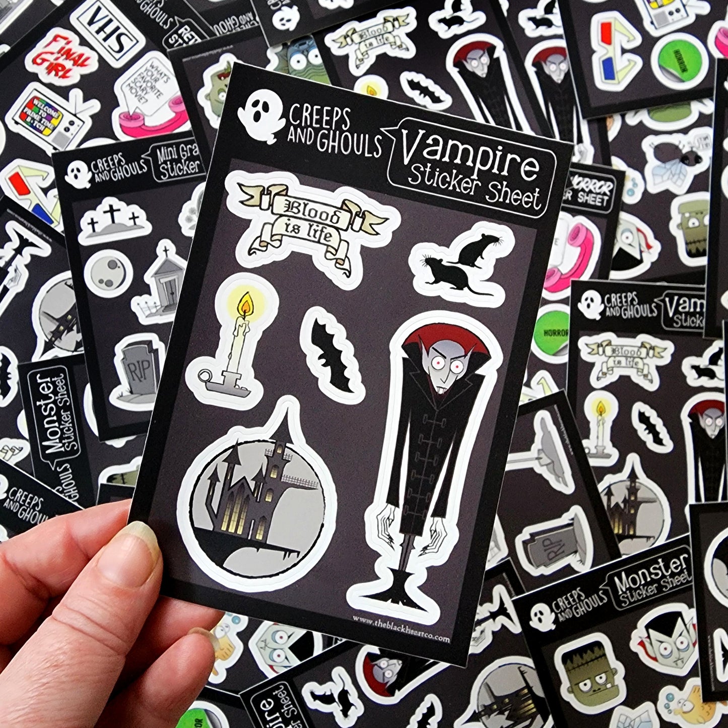 Vampire Sticker Sheet
