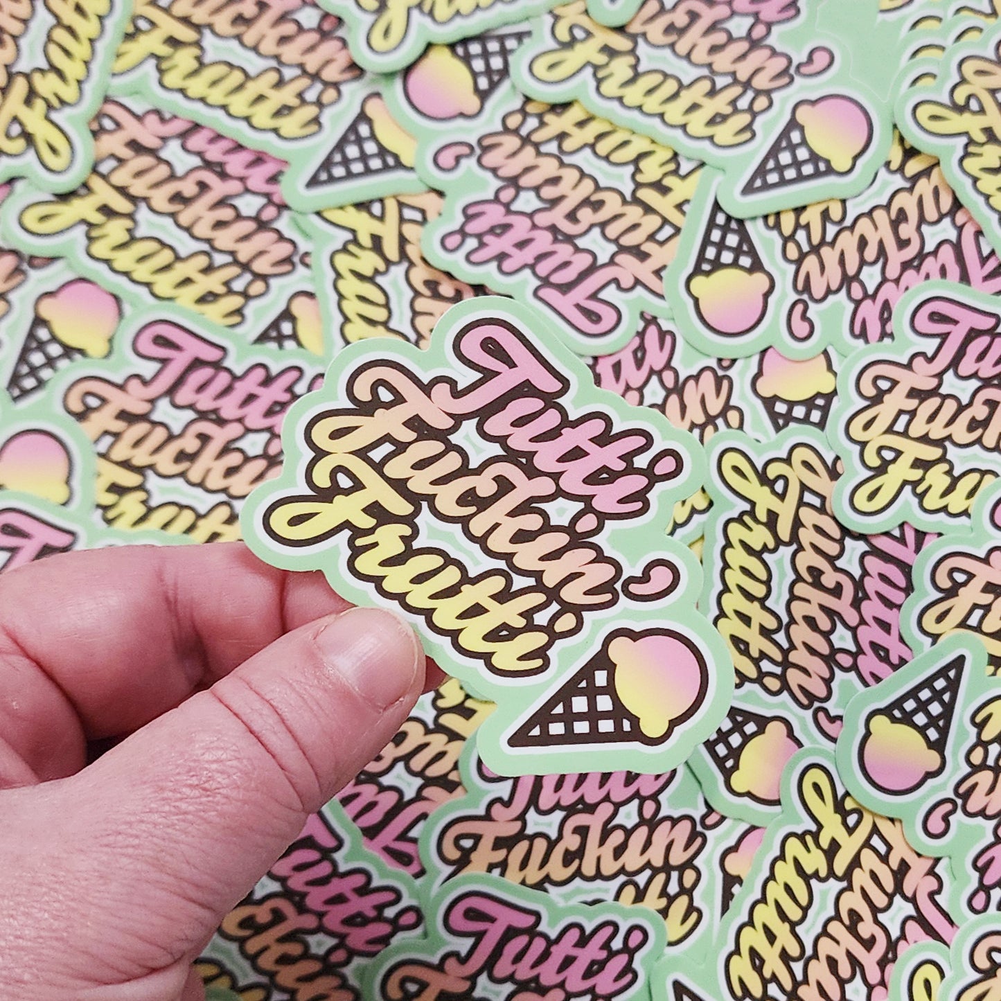 Tutti F'n Frutti Sticker