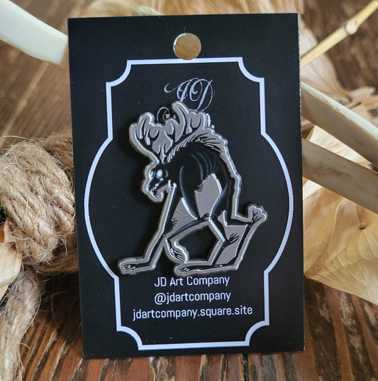 Wendigo Enamel Pin
