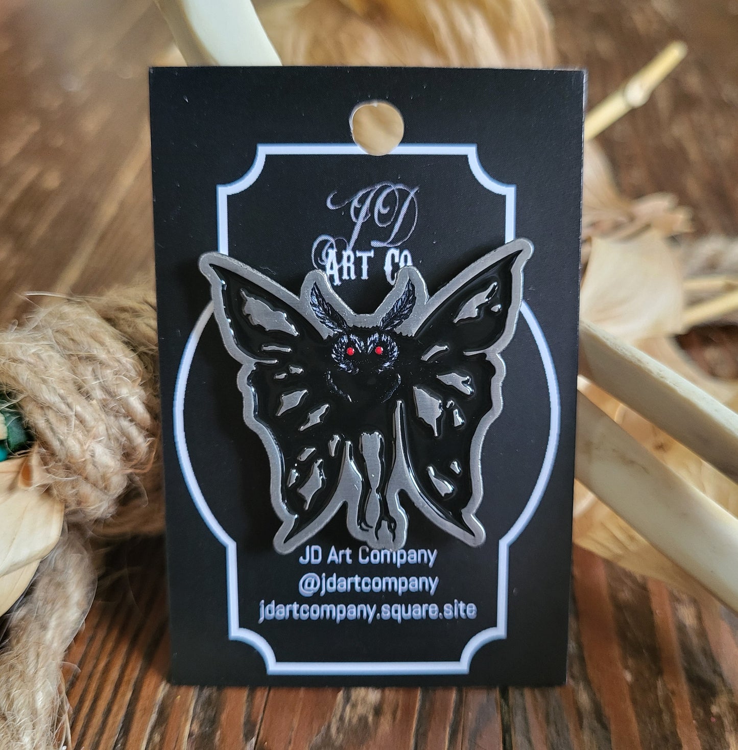 Mothman Enamel Pin