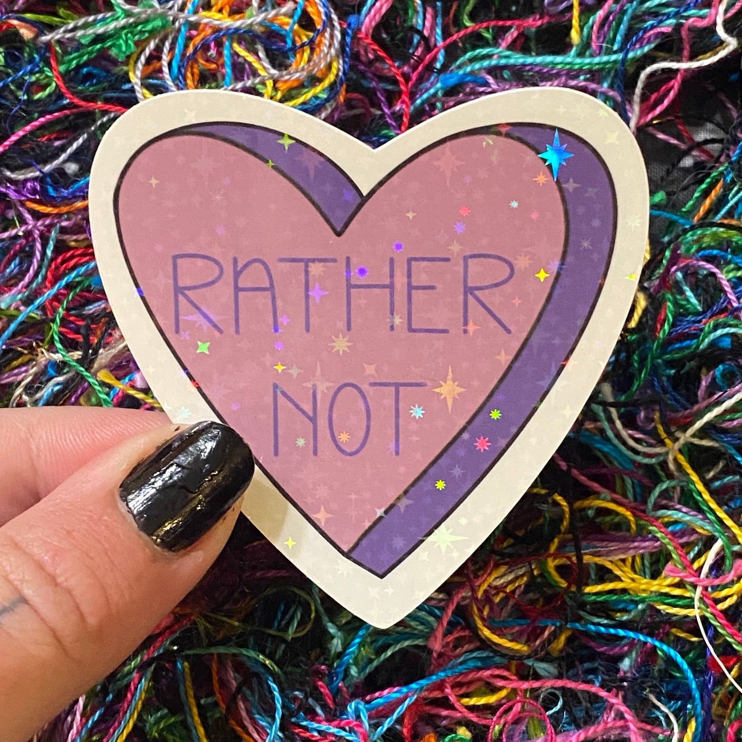Rather Not Sticker