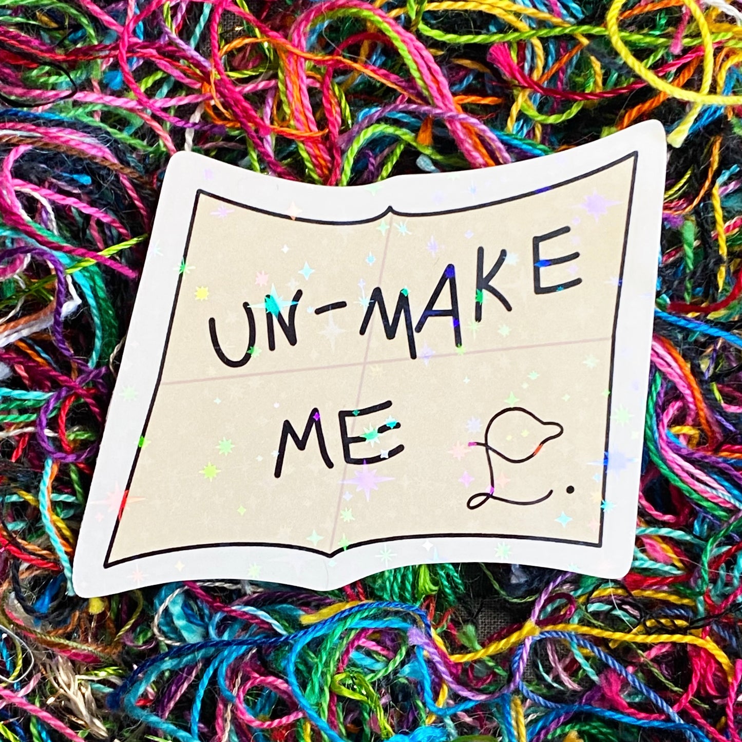 Unmake Me Vinyl Sticker
