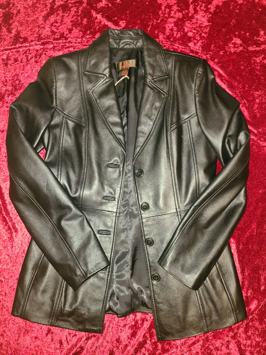 Leather Long Jacket