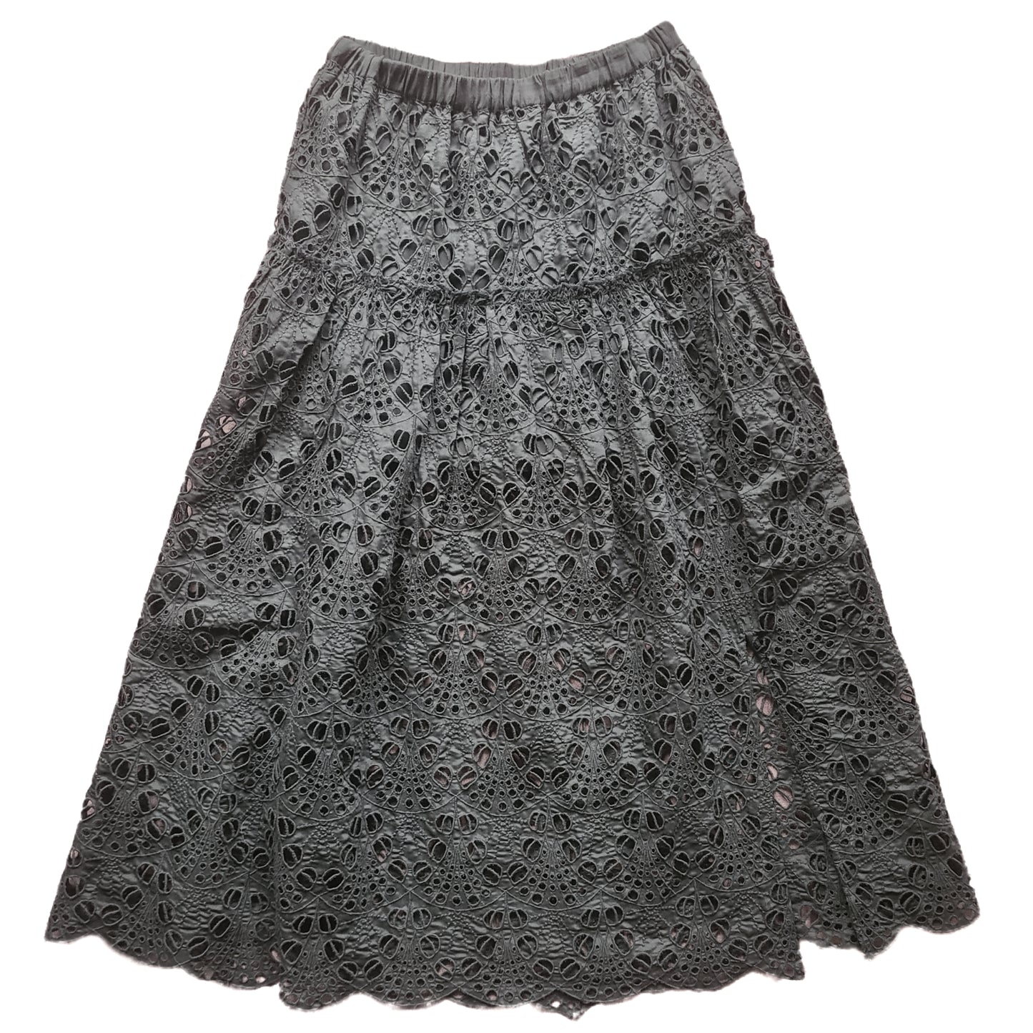 All Saints Embroidered Lace Volume Skirt. Size M-L.