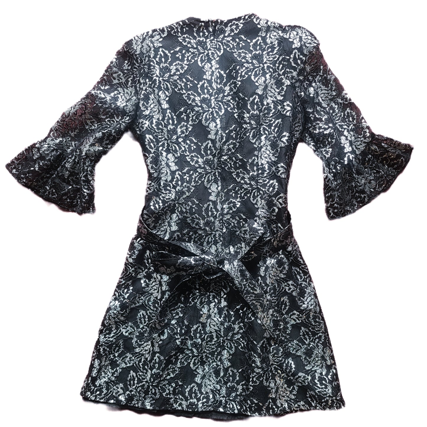 The Vampire's Wife x H&M Silver Lace Mini Party Dress Size XS