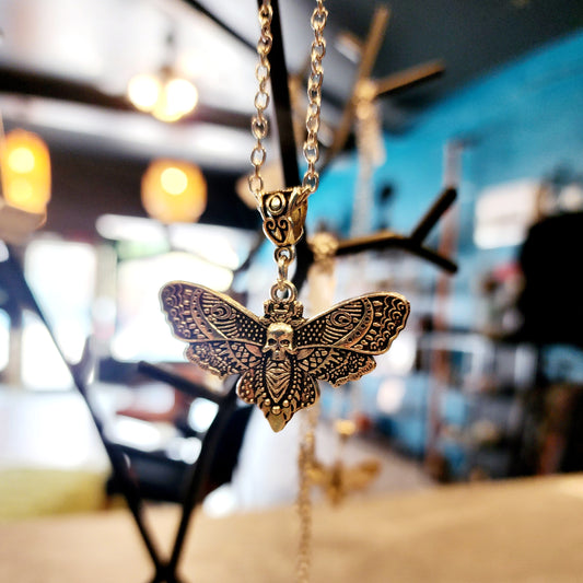 Death Moth Pedant Neclace