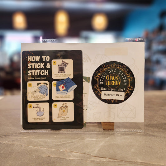 DIY Stick and stitch pack - Hallowed Dice