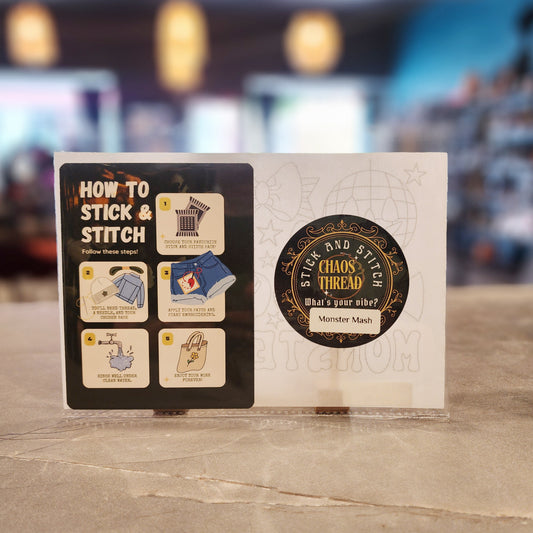 DIY Stick and stitch pack - Monster Mash
