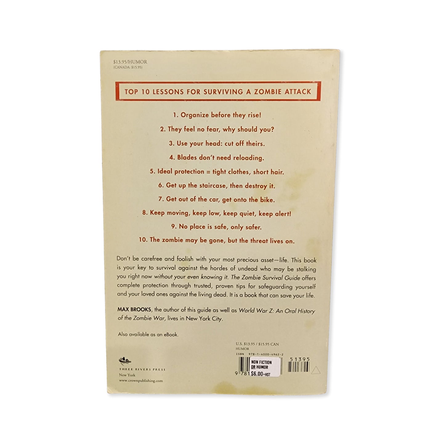 Max Brooks - The Zombie Survival Guide - 2003