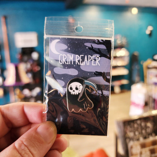 Grim Reaper Enamel Pin