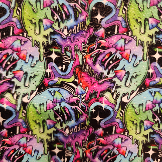 Neon Nightmares Crossbody Coffin Bag