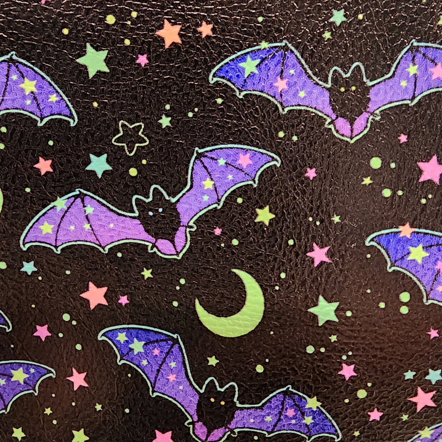 Starlight Bats Crossbody Coffin Bag