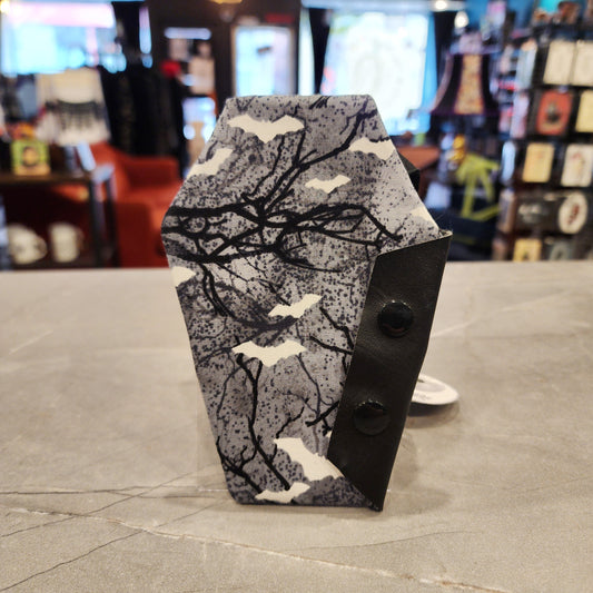 Bats and Branches Coffin Wallet