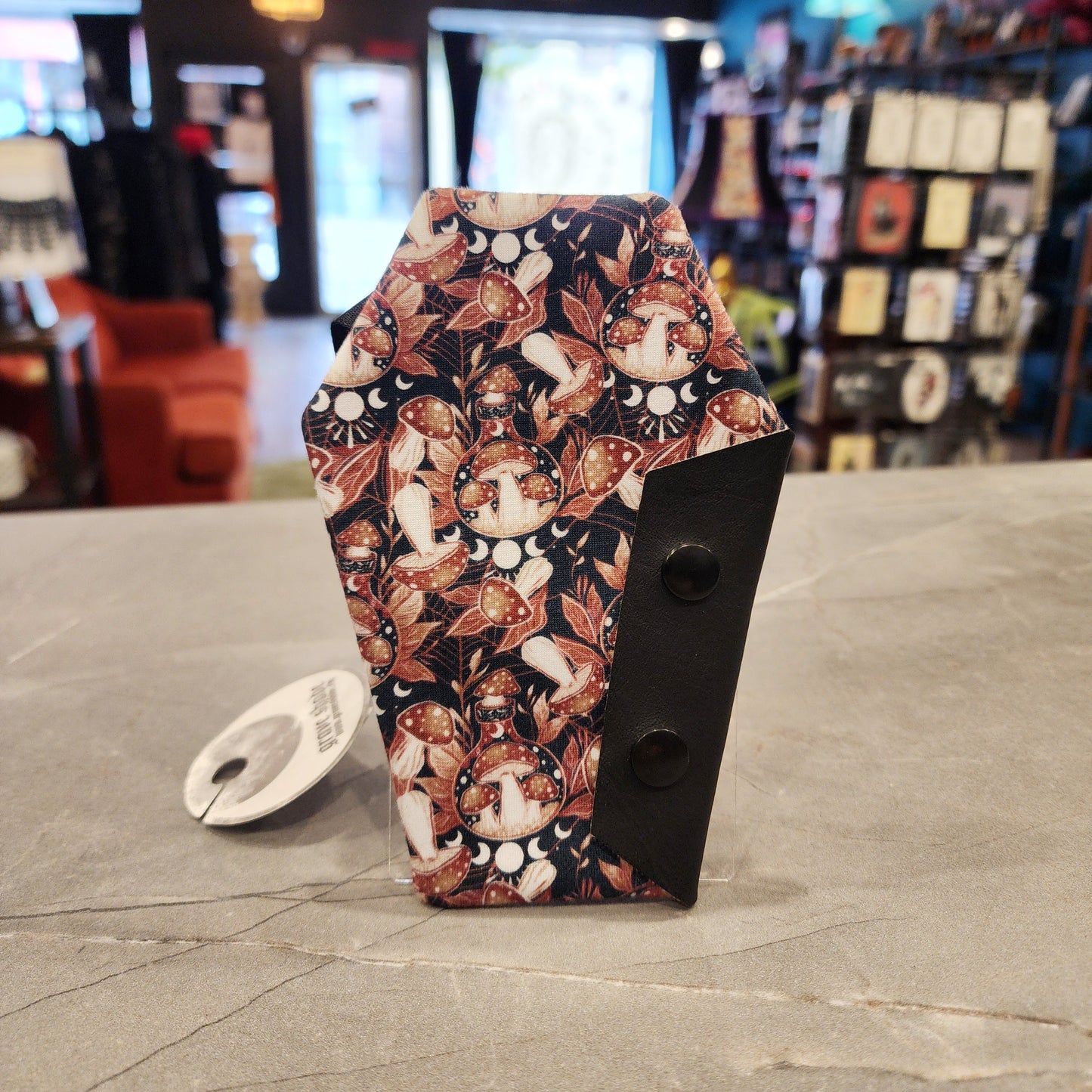 Mystic Mushroom Coffin Wallet