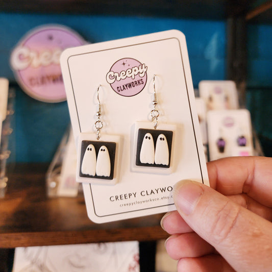 Ghost Picture - Drop Earrings
