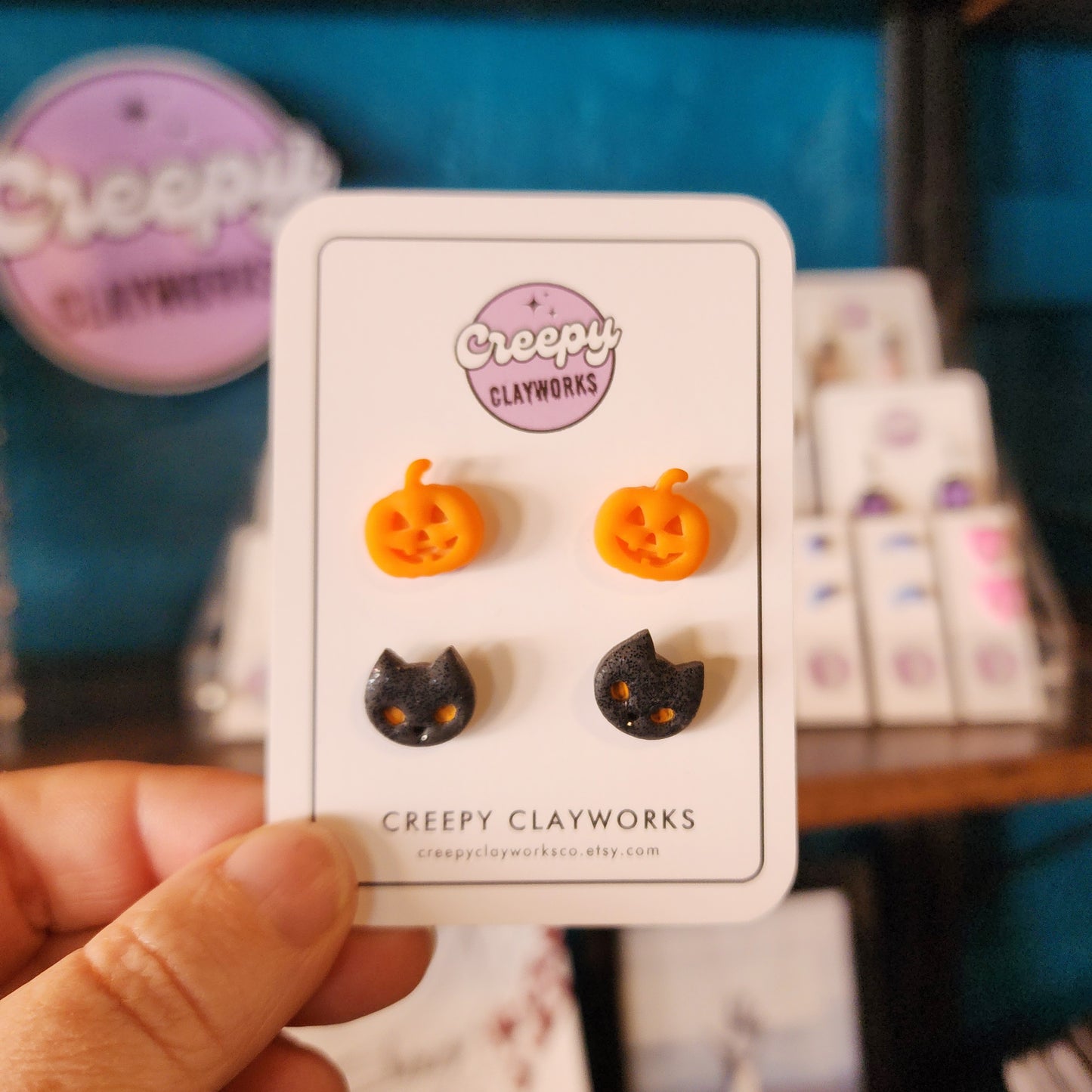 Pumpkin/Cat Combo Pack - Stud
