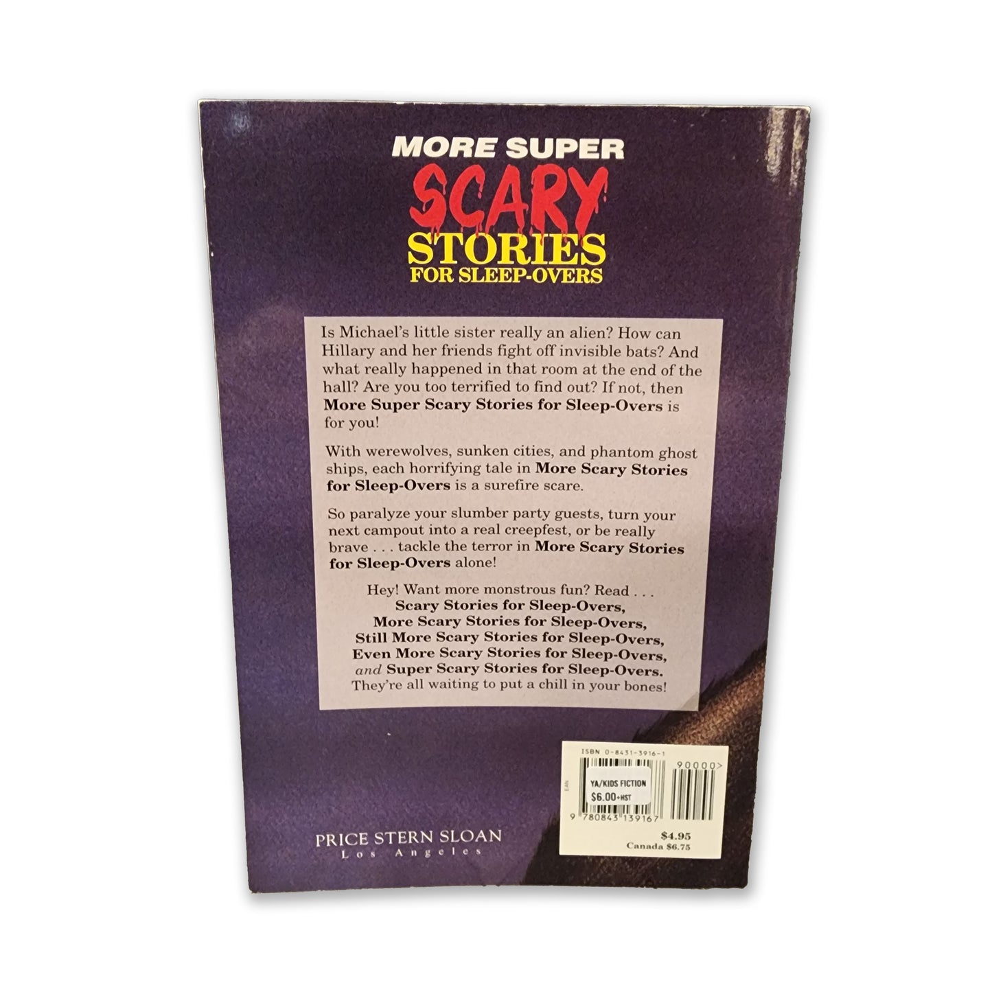 Scary Stories For Sleepovers #6  (Q.L Pearce) - 1995