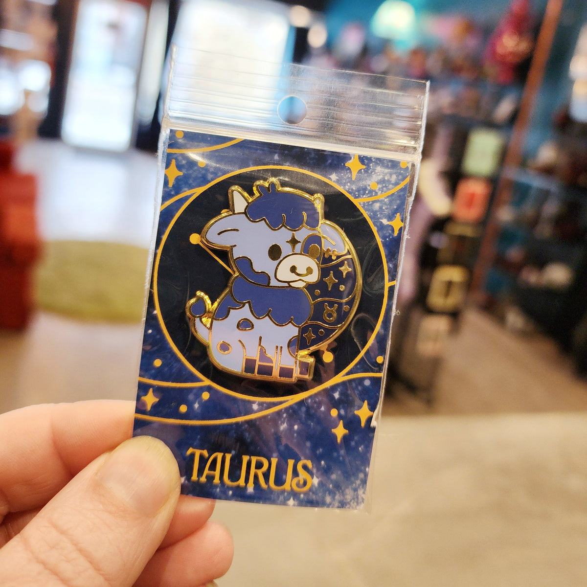 Taurus Enamel Pin