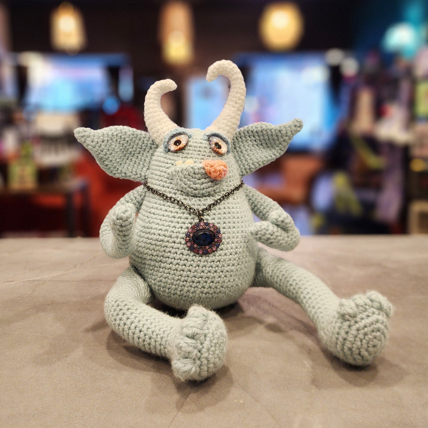 Crochet Blue Beastie