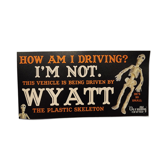 Wyatt Bumper Sticker