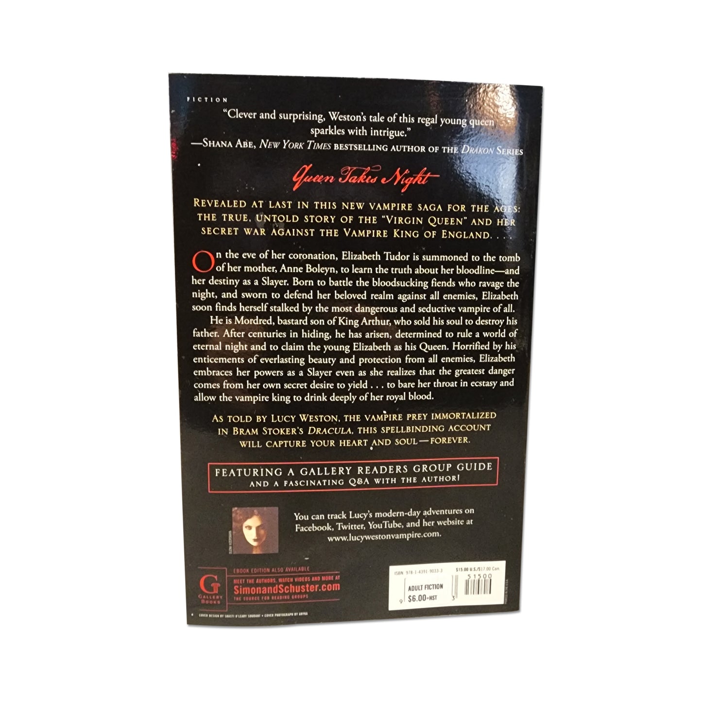 Lucy Weston - The Secret History of Elizabeth Tudor, Vampire Slayer - 2010