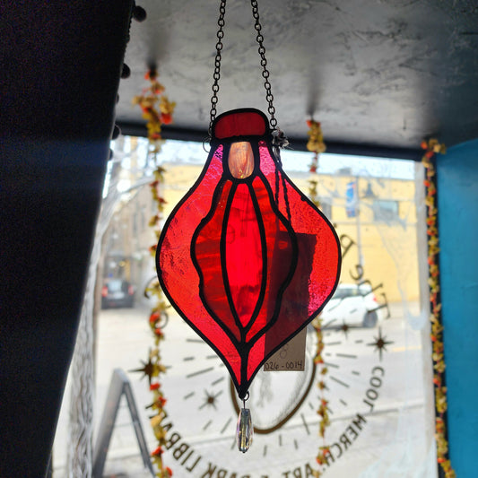 OOAK Vulva Stained Glass