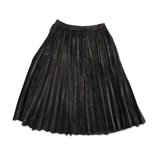 Shimmer Pleated Midi Skirt. Size S.