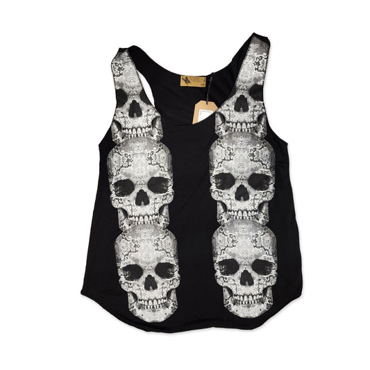 Lace Skull Tank Top. Size XL.