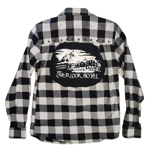 OOAK Overlook Black & White Plaid Shirt Size S