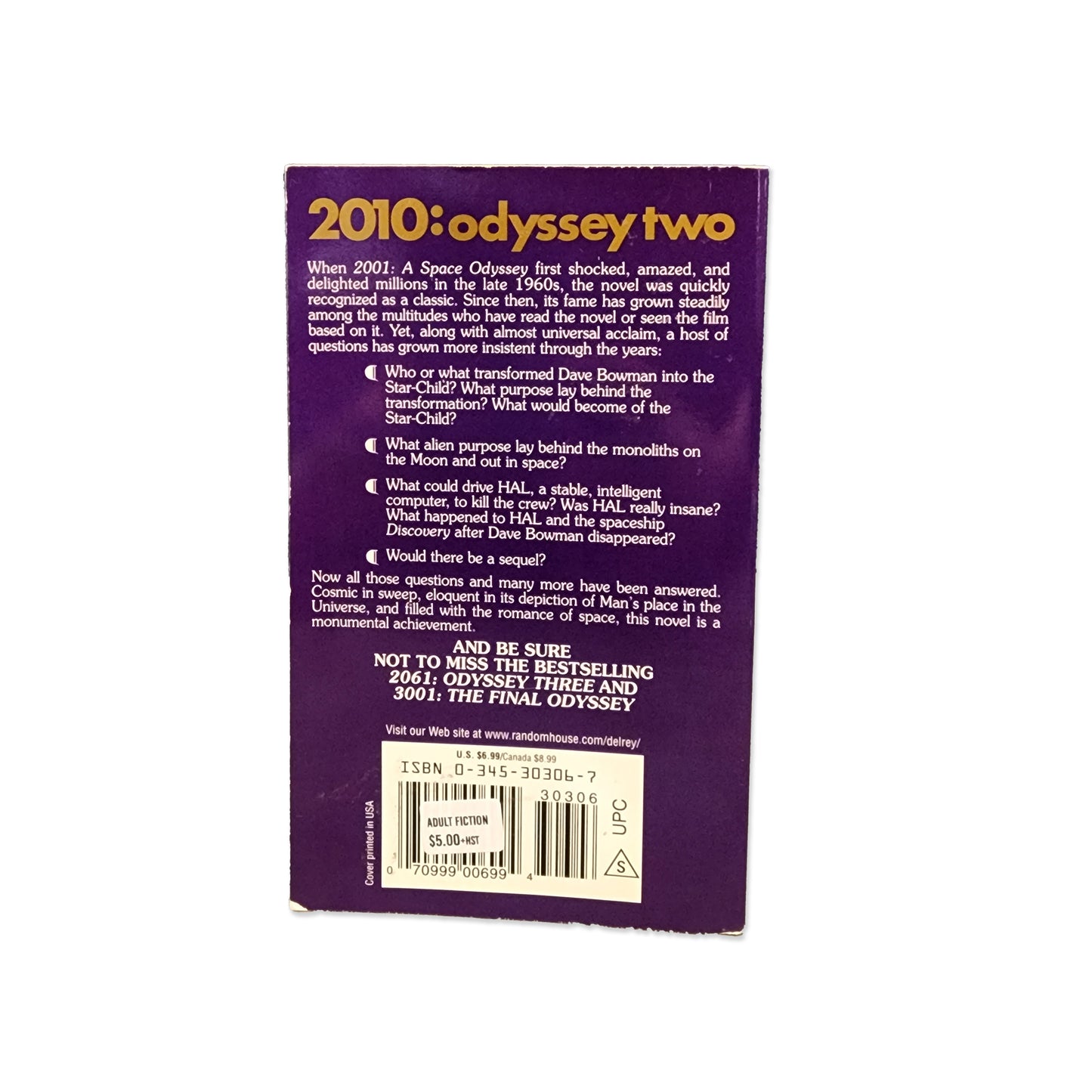 Arthur C. Clarke - 2010: Odyssey Two A Novel - 1984